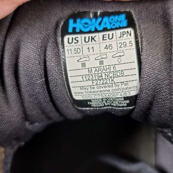 HOKA ONE ONE ARAHI 6 - Men’s Running Shoes - SIZE 11.5D - Picture 9 of 9